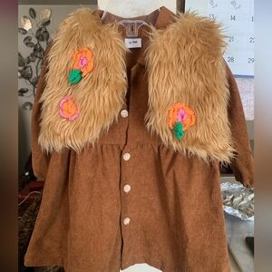 Corduroy Infant Dress